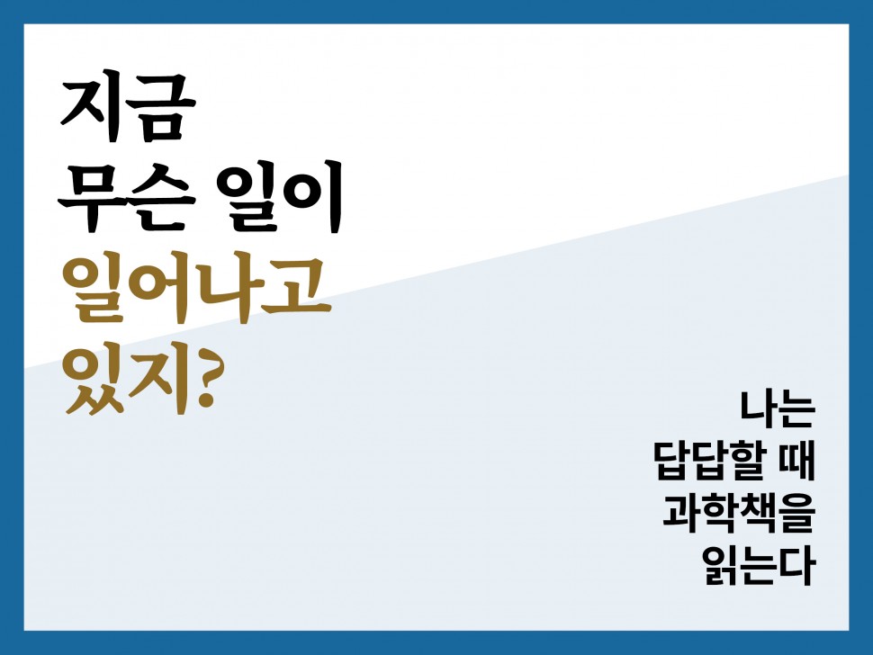 [11월 139호] 지금 무슨 일이 일어나고 있지?